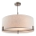 Endon 72635 - Lampadario a sospensione con supporto rigido HAYFIELD 3xE27/40W/230V cromo opaco/grigio