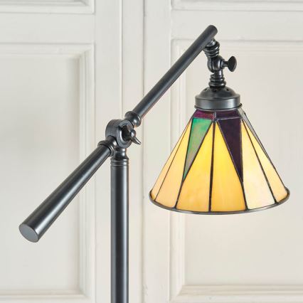 Endon 74355 - Lampada da terra Tiffany DARK STAR 1xE14/40W/230V