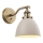 Endon 76330 - Faretto da parete FRANKLIN 1xE14/40W/230V ottone/taupe