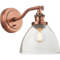 Endon 76334 - Faretto da parete HANSEN 1xE14/40W/230V, finitura rame