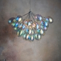 Endon 76450 - Lampadario a sospensione con cavo INFINITY 6xG9/28W/230V multicolore