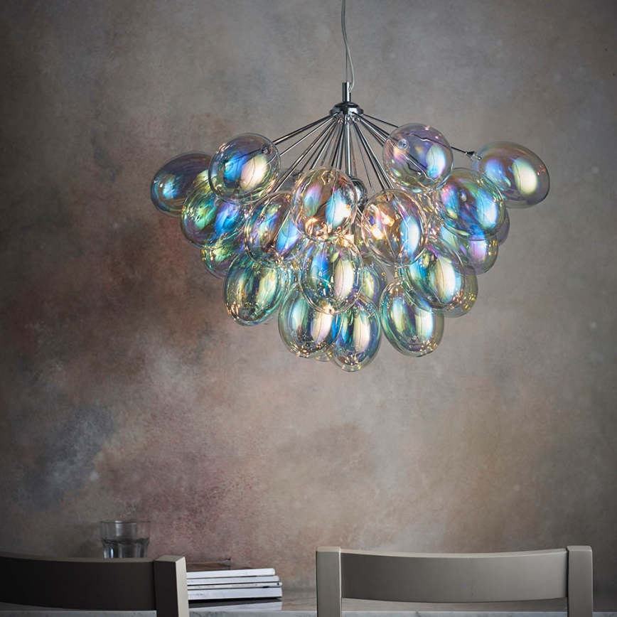 Endon 76450 - Lampadario a sospensione con cavo INFINITY 6xG9/28W/230V multicolore