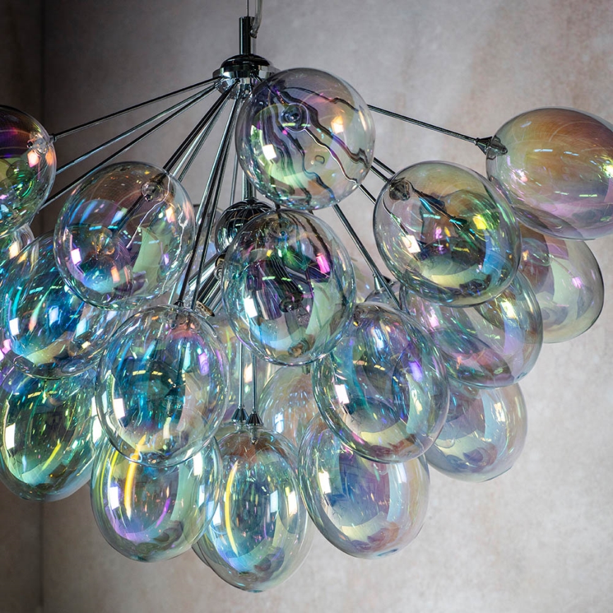Endon 76450 - Lampadario a sospensione con cavo INFINITY 6xG9/28W/230V multicolore