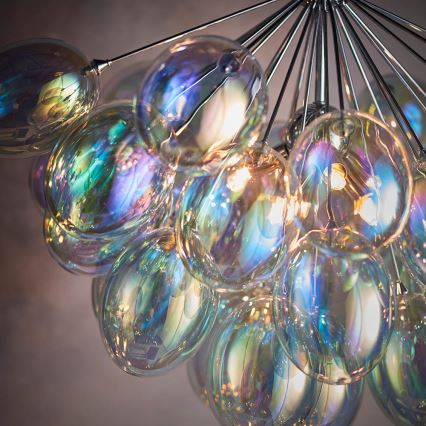 Endon 76450 - Lampadario a sospensione con cavo INFINITY 6xG9/28W/230V multicolore