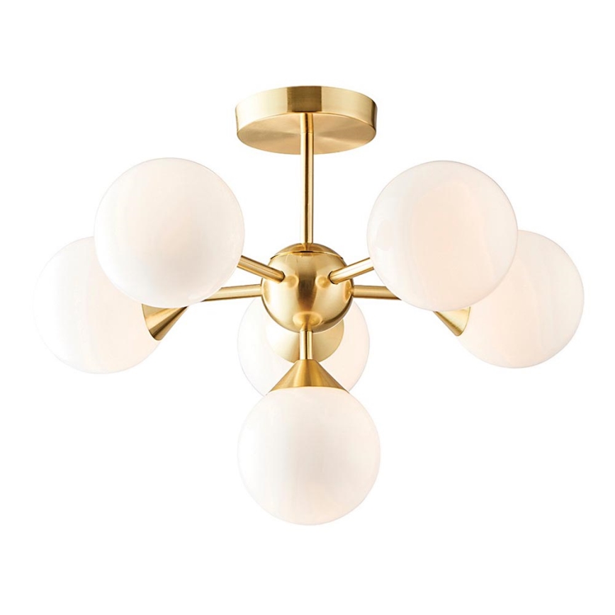 Endon 76501 - Lampadario a stelo OSCAR 6xG9/5W/230V dorato