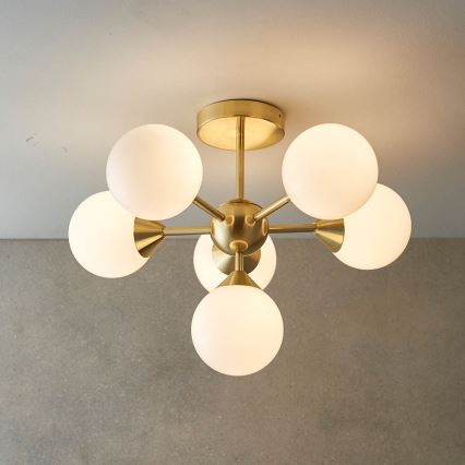 Endon 76501 - Lampadario a stelo OSCAR 6xG9/5W/230V dorato