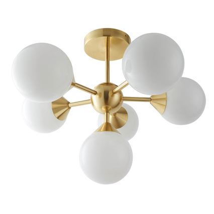 Endon 76501 - Lampadario a stelo OSCAR 6xG9/5W/230V dorato