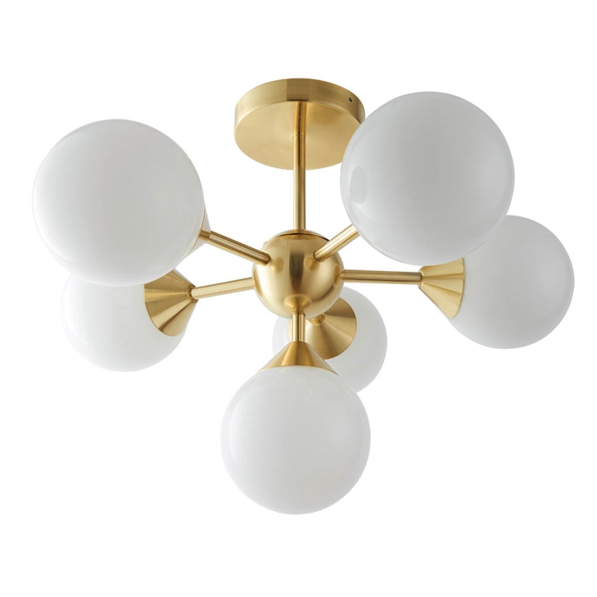 Endon 76501 - Lampadario a stelo OSCAR 6xG9/5W/230V dorato