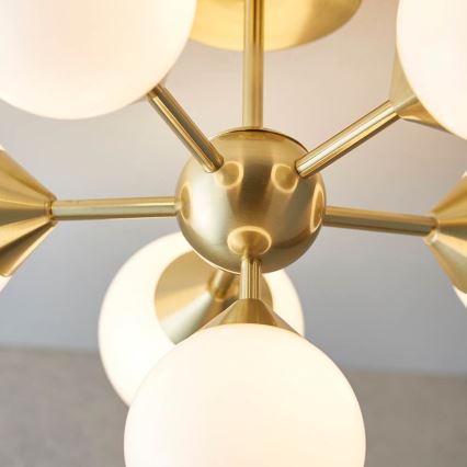 Endon 76501 - Lampadario a stelo OSCAR 6xG9/5W/230V dorato