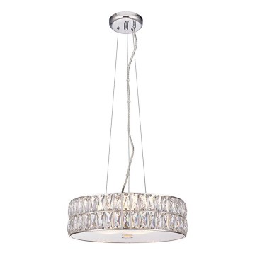 Endon 76513 - Lampadario LED sospeso su cavo VERINA 5xLED/5W/230V cromo lucido