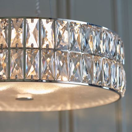 Endon 76513 - Lampadario LED sospeso su cavo VERINA 5xLED/5W/230V cromo lucido
