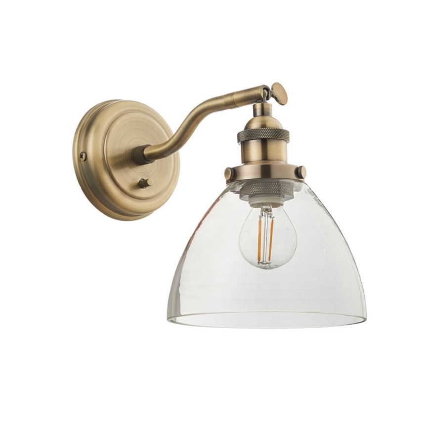 Endon 77273 - Faretto da parete HANSEN 1xE14/40W/230V ottone