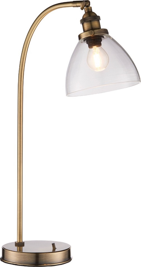 Endon 77859 - Lampada da tavolo HANSEN 1xE14/40W/230V ottone