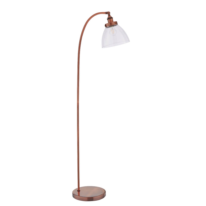Endon 77862 - Lampada con piedistallo HANSEN 1xE27/40W/230V rame