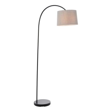 Endon 78163 - Lampada da terra CARLSON 1xE27/60W/230V grigio/nero