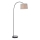 Endon 78163 - Lampada da terra CARLSON 1xE27/60W/230V grigio/nero