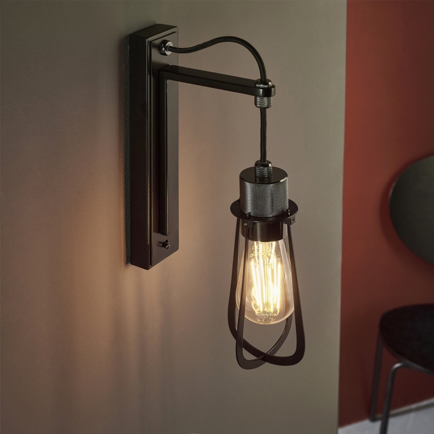 Endon 80950 - Applique URBAN 1xE27/6W/230V nero