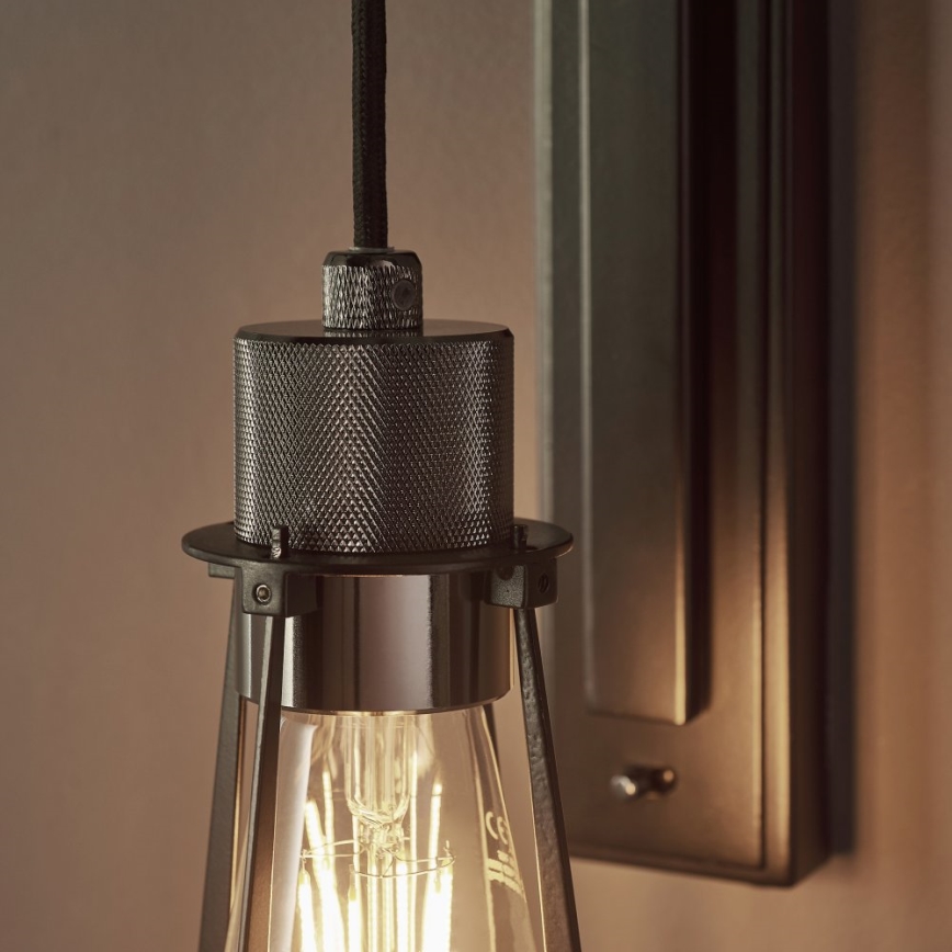 Endon 80950 - Applique URBAN 1xE27/6W/230V nero