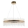 Endon 81908 - Lampadario a sospensione con filo LED dimmerabile ADRIEL LED/58W/230V 3000K diametro 70 cm oro/limpido