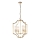 Endon 81914 - Lampadario a catena EDREA 4xE14/6W/230V ottone