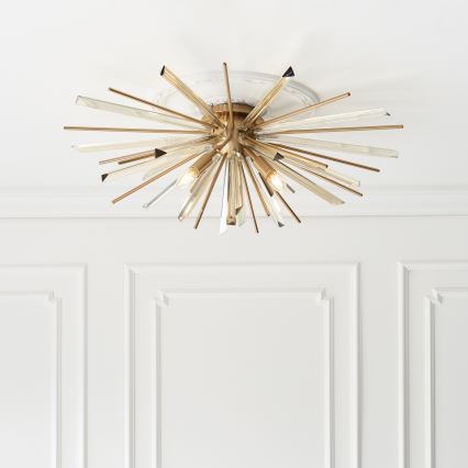 Endon 81937 - Plafoniera 4xE14/40W/230V Ø 80 cm, finitura oro
