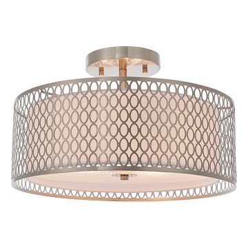 Endon 81966 - Lampadario a plafone CORDERO 3xE27/10W/230V cromo opaco