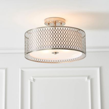 Endon 81966 - Lampadario a plafone CORDERO 3xE27/10W/230V cromo opaco