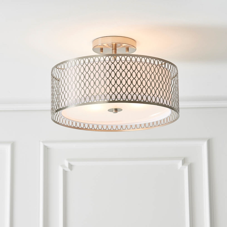 Endon 81966 - Lampadario a plafone CORDERO 3xE27/10W/230V cromo opaco