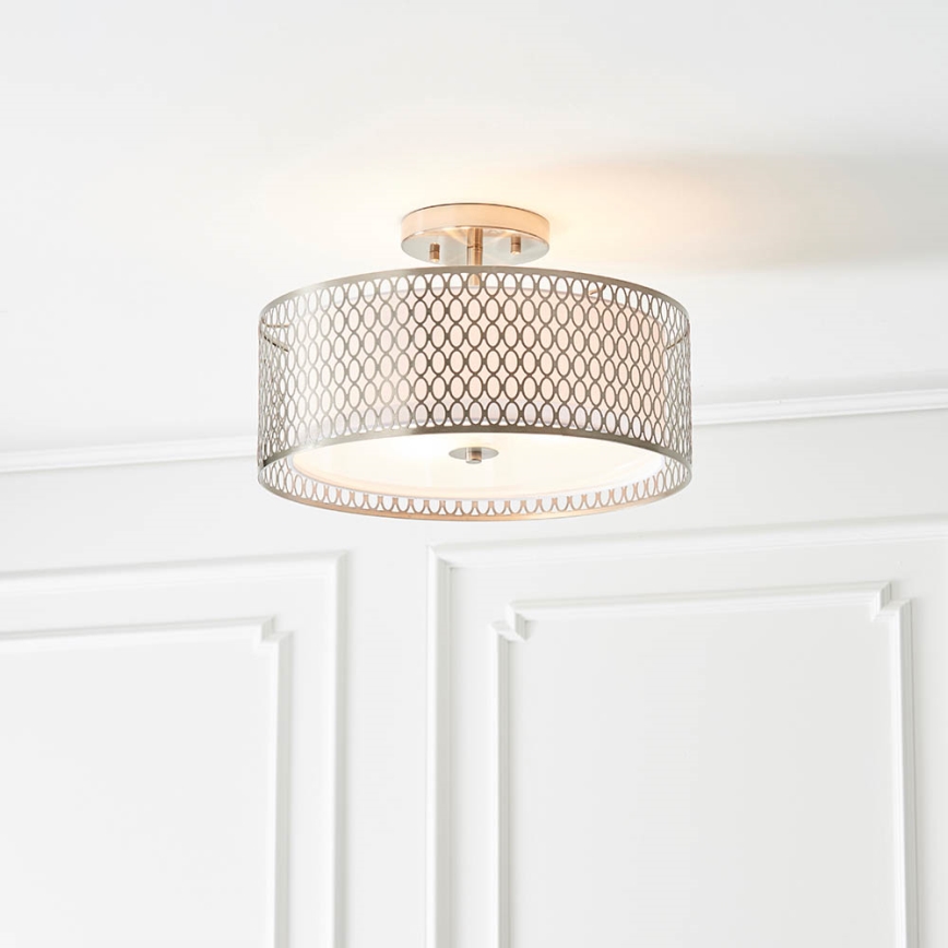 Endon 81966 - Lampadario a plafone CORDERO 3xE27/10W/230V cromo opaco