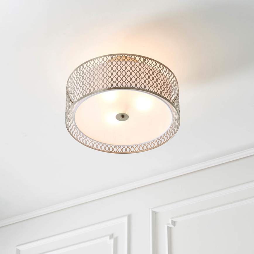 Endon 81966 - Lampadario a plafone CORDERO 3xE27/10W/230V cromo opaco
