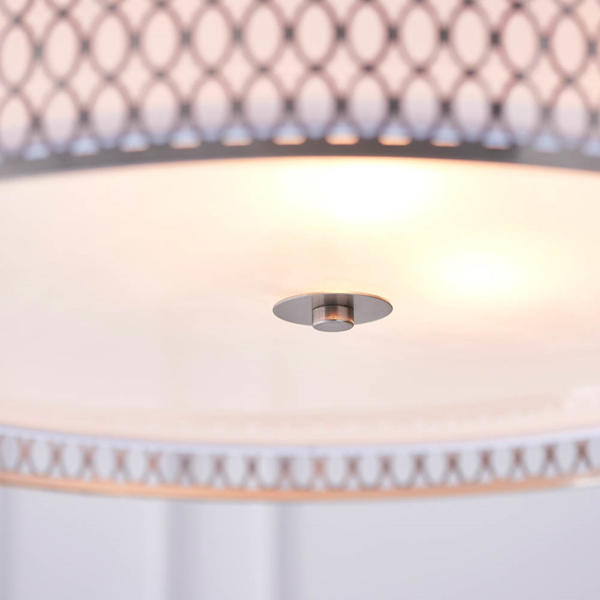 Endon 81969 - Lampadario a sospensione con catena CORDERO 3xE27/10W/230V cromo opaco