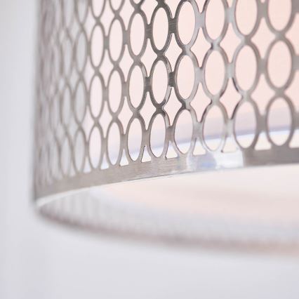 Endon 81969 - Lampadario a sospensione con catena CORDERO 3xE27/10W/230V cromo opaco