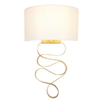 Endon 82070 - Lampada da parete 1xE27/10W/230V bianca/ottone