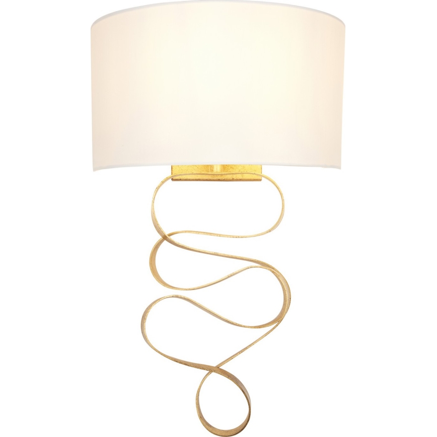 Endon 82070 - Lampada da parete 1xE27/10W/230V bianca/ottone