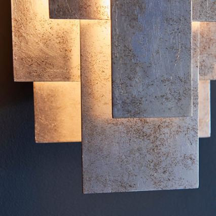 Endon 90451 - Applique da parete ALZARE 2xG9/3W/230V bianco anticato