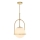 Endon 90844 - Lampadario su asta ONTARIO 1xE27/10W/230V ottone