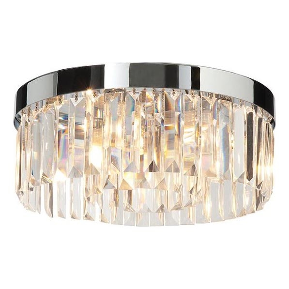 Endon 91811 - Plafoniera da soffitto per bagno SHIMMER 5xG9/18W/230V IP44 cromato lucido