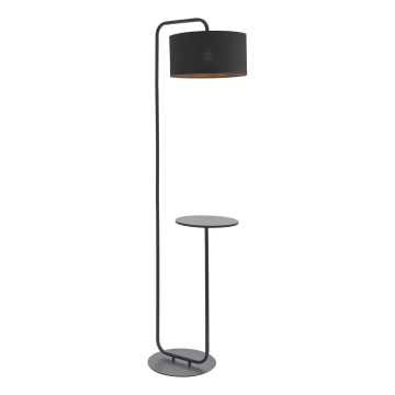 Endon 92301 - Lampada da terra LANDIS 1xE27/10W/230V nera