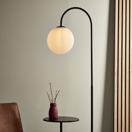 Endon 92424 - Lampada da terra HALO 1xE14/7W/230V nera