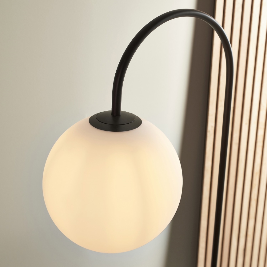 Endon 92424 - Lampada da terra HALO 1xE14/7W/230V nera