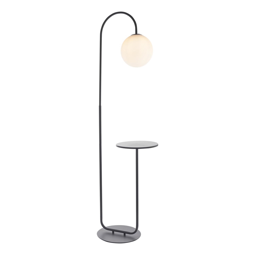 Endon 92424 - Lampada da terra HALO 1xE14/7W/230V nero/bianco