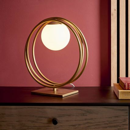 Endon 92491 - Lampada da tavolo EMILIO 1xG9/3W/230V dorata