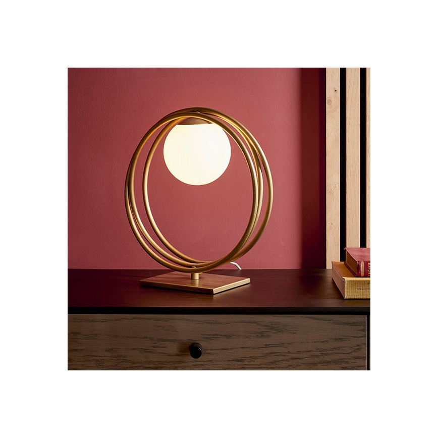 Endon 92491 - Lampada da tavolo EMILIO 1xG9/3W/230V dorata