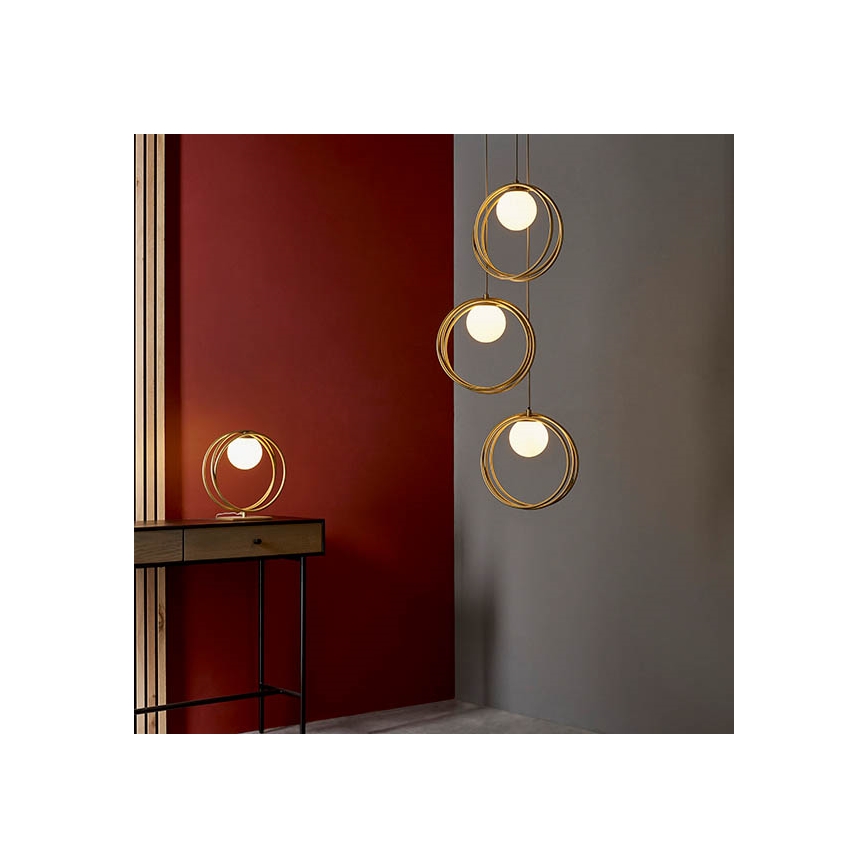 Endon 92491 - Lampada da tavolo EMILIO 1xG9/3W/230V dorata