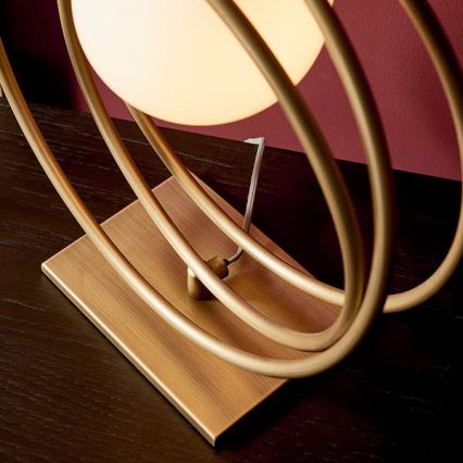 Endon 92491 - Lampada da tavolo EMILIO 1xG9/3W/230V oro/bianco