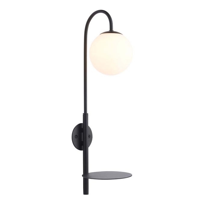 Endon 92726 - Lampada da parete HALO 1xG9/3W/230V nera