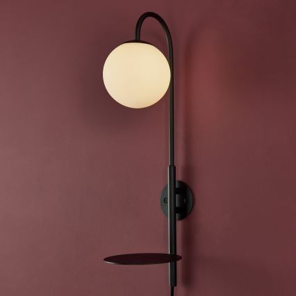 Endon 92726 - Lampada da parete HALO 1xG9/3W/230V nera