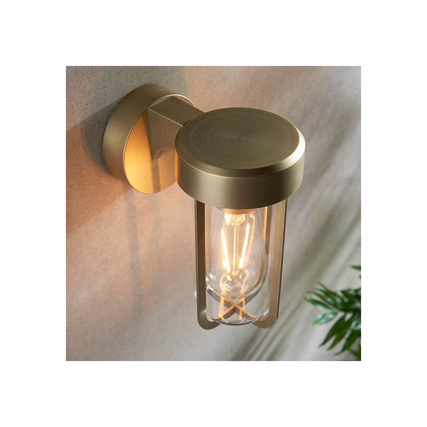 Endon 92855 - Applique da parete per bagno 1xE27/6W/230V IP44 ottone