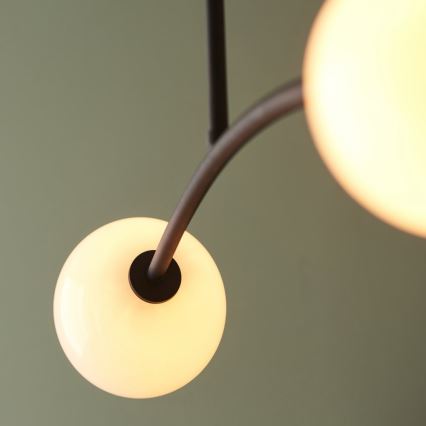 Endon 92940 - Lampadario a stelo BALANCE 4xG9/3W/230V nero/bianco