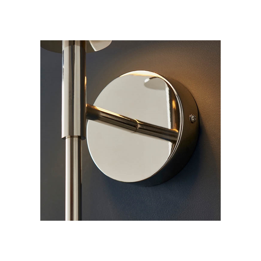 Endon 92949 - Lampada da parete 1xE14/6W/230V bianco/cromo lucido